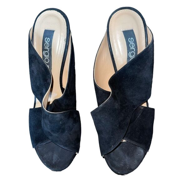 Sergio Rossi Platform Wedge Sandals - Picture 5 of 9